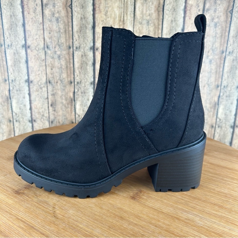 Women's Black Ankle Boots(SPIREA-S)